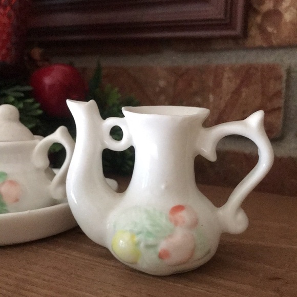 Rare Vintage 1960’s Victorian Swiss Rose Tea Set - Picture 7 of 7